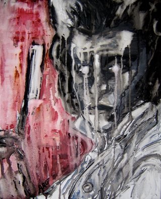 Ashleigh Gunter; Sweeneys Revenge, 2009, Original Mixed Media, 15.7 x 20 inches. Artwork description: 241  Sweeney' s RevengeA mixed media work created using watercolour, ink, and charcoal on canvas. 2009, Ashleigh Gunter.Based on the character Sweeney Todd played by Johnny Depp in Tim Burton' s film Sweeney Todd. ...