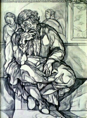 Austen Pinkerton, 'Jeremiah', 1995, original Drawing Other, 300 x 400  x 12 cm. 