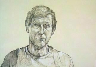 Austen Pinkerton; Self Portrait January 2021, 2021, Original Drawing Graphite, 48 x 34 cm. Artwork description: 241 Just felt it was time to do another Self Portrait...