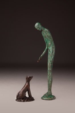 Avril Ward; Knick Knack Paddy Whack, 2013, Original Sculpture Bronze, 10 x 18 inches. Artwork description: 241  Limited edition bronze...