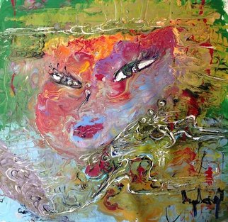 Aydan Ugur Unal; YANSIMA  REFLECTION, 2013, Original Painting Oil, 50 x 50 cm. Artwork description: 241  Made by Aydan Udur Unal's Sabb Technique Surreal, abstract, Sabb, art, fantastic, painting, colorued,   ...