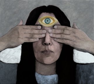 Aylas Art; I See You, 2012, Original Mixed Media, 80.5 x 80 cm. 