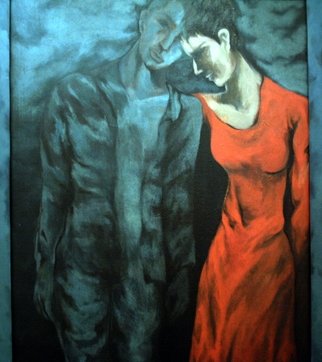 Sedighe Mahdavi; No Title, 2006, Original Painting Acrylic, 100 x 120 cm. 