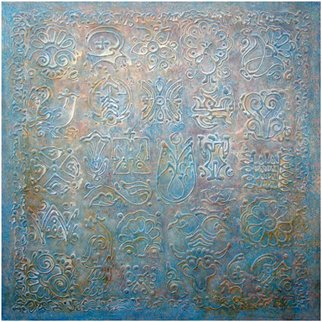 Abdolhosein Banafian; Niakan 15, 2012, Original Mixed Media, 100 x 100 cm. Artwork description: 241                painting abstract cultur iranian persian artist               ...