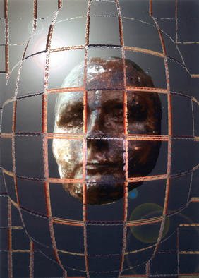 Dragutin Barac; Mask, 2002, Original Computer Art, 20 x 30 cm. Artwork description: 241 Computer manipulated photography. ...