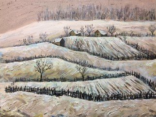 Otar Chakvetadze; Landscape, 2018, Original Painting Acrylic, 80 x 60.2 cm. 