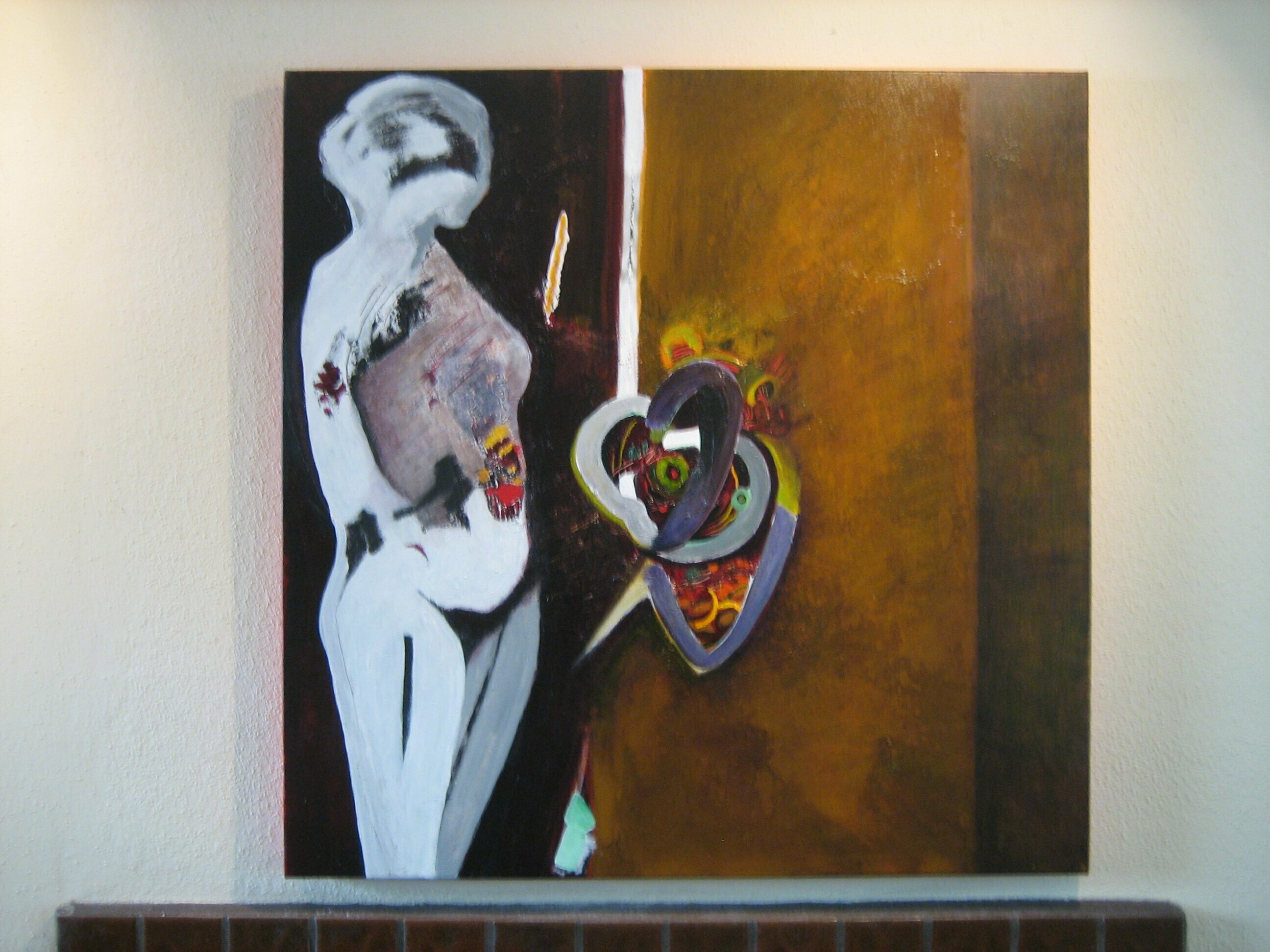 Becky Soria, 'Body Talk', 2012, original Painting Other, 36 x 36  x 2 inches. Artwork description: 3099 From the series: Body Talk- El lenguaje del cuerpo ...
