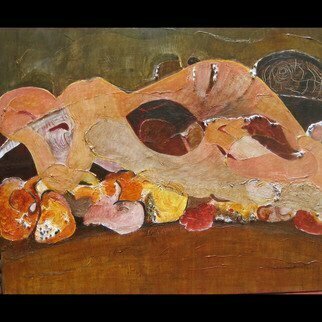 Becky Soria, Venus eclipsed, 2008, Original Painting Acrylic, size_width{Reclining_Muse-1226509487.jpg} X 40 inches
