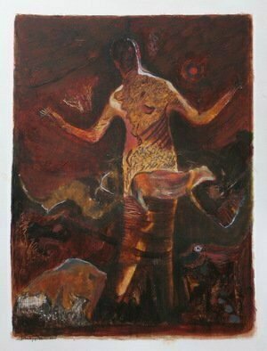 Becky Soria, Venus eclipsed, 2011, Original Painting Acrylic, size_width{Totem-1312045017.jpg} X 24 inches