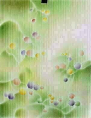 Bertrand Beaufour; Les Graces Sont Des Fruits, 2023, Original Pastel, 50 x 70 cm. Artwork description: 241 C est une rA(c)flexion sur la Foi et sur ce qui nous est proposA(c) pour y parvenir...