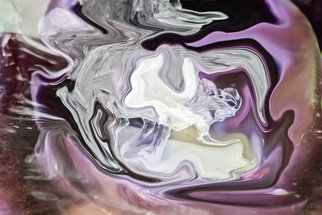Bruno Paolo Benedetti; Fluid Ice, 2011, Original Photography Digital, 30 x 20 inches. Artwork description: 241 fluid floating shapes on water and ice like violet background with many transparencies and shades. Single copy printed on Kodak Endura metallic paper, signed and numbered on the back.Buy RM License on  