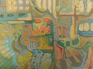 Ben Hotchkiss, 'Composition 2089', 2012, original Painting Oil, 2 x 2  x 1 inches. Artwork description: 4287 It is a painting that is part of a 2 foot by 2 foot series of abstract oils that I painted about ten years ago. ...