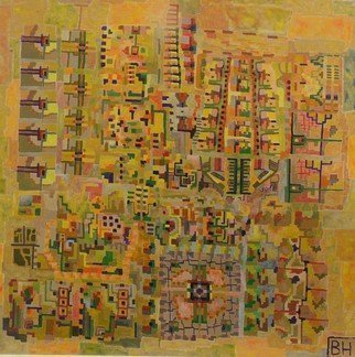 Ben Hotchkiss, 'Composition 2220', 2011, original Painting Oil, 2 x 2  x 1 inches. Artwork description: 5079 It is a 2 by 2 painting that is part of a 2 by 2 series that I painted in the last ten years. ...