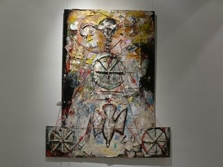 Benigno Tierno; Espiritu Santo, 2011, Original Mixed Media, 70 x 100 cm. Artwork description: 241  La Iluminacion              ...