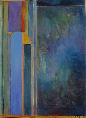 Beverly Furman; Homage To O, 2008, Original Painting Acrylic, 30 x 36 inches. Artwork description: 241  The is an original interpretation of Richard Diebenkorn's 