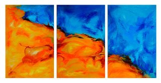 Igor Bezrodnov; Orangeblue, 2019, Original Painting Oil, 120 x 60 cm. Artwork description: 241 Abstract Oil painting on Canvas stretched, ready to hang.Signed on front and back side. With a certificate of authenticity. Will send in cardboard box.This painting will be professionally packaged for safe travel. ...