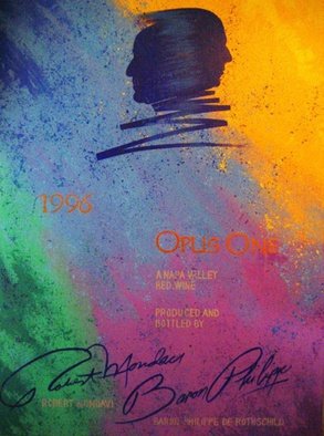Bill Lopa, 'Opus One Wine ', 2016, original Printmaking Giclee, 30 x 40  x 1 inches. Artwork description: 2703  Opus wine one ...