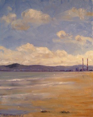 Bill Obrien; Dollymount Strand, 2008, Original Painting Oil, 8 x 10 inches. Artwork description: 241  Oil on canvas panel 10x8 ins ...