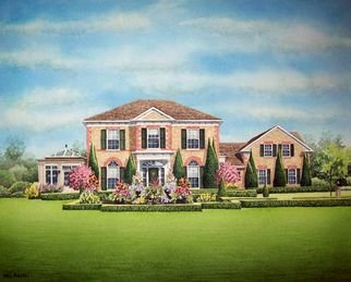Bill Pullen; A Country Home, 2011, Original Watercolor, 16 x 20 inches. Artwork description: 241  A commissioned house  portrait of a country home, north of Toronto, Ontario. ...