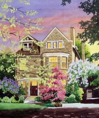 Bill Pullen, 'Early Evening', 2009, original Watercolor, 14 x 10  x 1 inches. Artwork description: 1758  Commissioned as a father's day gift by my Client. Painted in watercolor on acid- free museum quality watercolor paper. ...