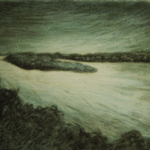 Bonie Bolen, 'Ohio Island', 2005, original Pastel, 18 x 12  x 0.1 inches. Artwork description: 2703  Pastel on colored paper. ...