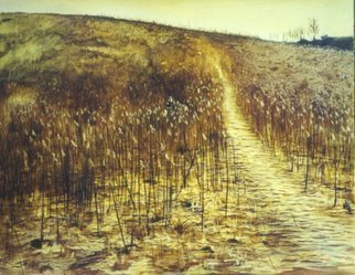 Bonie Bolen, 'Unfinished Field', 2003, original Painting Oil, 28 x 24  x 1 inches. 