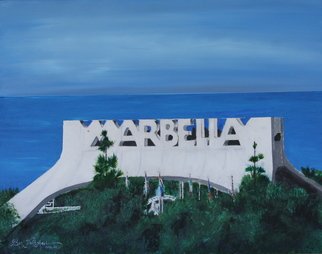 Boz Vakhshori; Marbella, 2009, Original Painting Oil, 28 x 22 inches. Artwork description: 241   Landmark in Marbella, Spain   ...