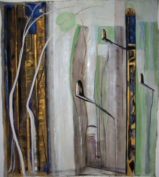 Bridget Busutil; The Doors, 2007, Original Painting Acrylic, 120 x 150 cm. Artwork description: 241  the doors to the reals world. .pigments with binder on canvas ...