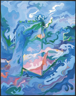 Carole Wilson; Sky Dancer, 2005, Original Painting Oil, 24 x 30 inches. 
