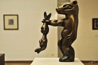 Catalin Geana; Rabbit, 2012, Original Sculpture Bronze, 30 x 40 inches. Artwork description: 241 Bronze sculpture, Rabbit, by Catalin Geana...