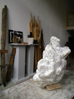 Cecile Tissot; VIEW FROM STUDIO SEPT 2010, 2010, Original Other,   inches. Artwork description: 241   View from studio in Montreuil, just before moving out. Latest work in progress, alabaster.   ...