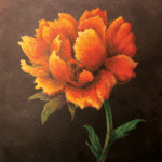 John Cervasio; Flower, 2006, Original Painting Acrylic, 16 x 20 inches. 