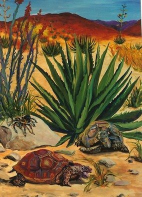 Christine Lytwynczuk; Turtles, 1999, Original Painting Acrylic, 48 x 60 inches. 