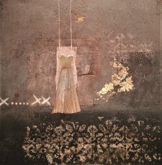 Charaka  Simoncelli; Dress Your Soul, 2018, Original Painting Other, 50 x 50 cm. Artwork description: 241 painting mix tecnique on panel...