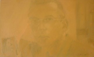 Charles Wesley; Charles: Self Portrait: Yellow, 1998, Original Painting Oil, 20 x 12 inches. Artwork description: 241  9/ 25/ 98 Self Portrait painted in this minimalist invisible style that I was working with during this time. ...