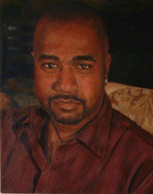 Charles Wesley; Ronell, 2008, Original Painting Oil, 18 x 24 inches. Artwork description: 241  An attempt to make a photographic portrait of a friend. ...