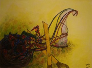 Cherise Khit; Untitled, 2010, Original Mixed Media, 210 x 297 cm. Artwork description: 241     Mix with color pencil, soft pastel, marker and oil pastel.  ...