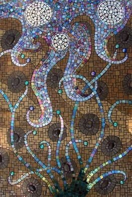 Dyanne Williams; Earth Cycles, 2004, Original Mosaic, 24 x 36 inches. 