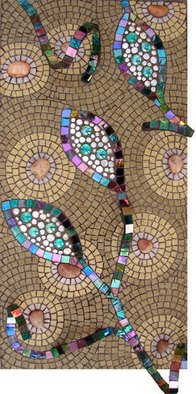 Dyanne Williams; Earth Pods, 2005, Original Mosaic, 12 x 24 inches. 