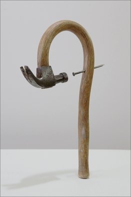 Seyo Cizmic; Harakiri , 2012, Original Sculpture Mixed, 7 x 13 inches. Artwork description: 241  Seyo Cizmic - Harakiri ( Seppuku) - Redesigned hammer and nail    ...