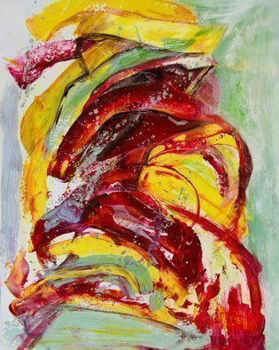 Caren Keyser, 'Head Wrap And Caftan', 2017, original Painting Acrylic, 19 x 24  x 0.1 cm. Artwork description: 2703 This African head wrap and Caftan are billowing around the woman. Swirls of colorful glossy acrylic give this painting a sense of motion and excitement. ...
