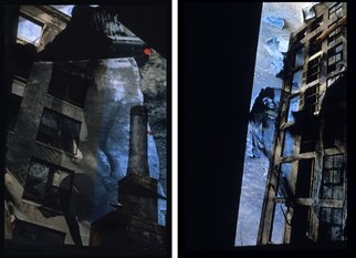 Claudia Nierman, 'Urban Mirage', 1999, original Photography Cibachrome, 28 x 22  inches. Artwork description: 2793  Part of a Series on ArchitectureThis is a diptych. Each image is 14 x 22. This image is also available printed on canvas 57 x 80; and in cibachrom 32x 45. ...