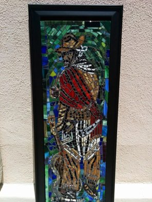 Jonathan  Cohen; ARGENTINE GUACHO, 2014, Original Mosaic, 1 x 3 inches. Artwork description: 241  FOR SALE $525. 00Argentine Gaucho 1 ft x 3 ft ...