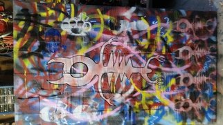 Collin Allen; Graffiti 2, 2016, Original Other, 30 x 50 inches. Artwork description: 241               My type set works are made from hundred year old type set pieces.              ...