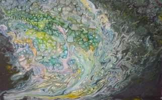 Edward Bolwell; Cellular Wave, 2017, Original Painting Acrylic, 30 x 19 cm. Artwork description: 241 Acrylic on MDF...
