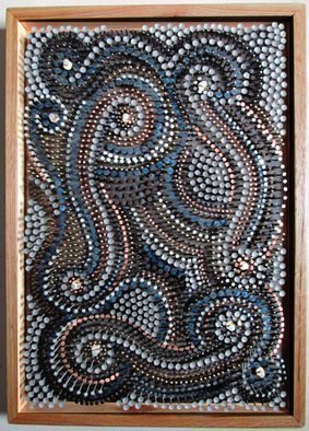 Bill Czappa; Paramecium 32, 2019, Original Sculpture Other, 17 x 24 inches. Artwork description: 241 This is one of my newest pieces done with nails and tacks. The depth of it does not show up int he photo but is fascinating to look at and touch. ...