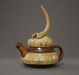 Dirk Dahl; Teapot 2, 2012, Original Ceramics Handbuilt, 6 x 8 inches. 