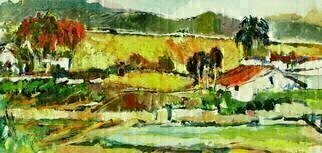 Daniel Clarke, 'Road View', 2006, original Painting Acrylic, 48 x 22  x 1 inches. Artwork description: 10227 Road View is part of the Artist' s California Scenes series of paintings.Work comes complete framed in a very beautiful 4. 5 inch wood frame. ...