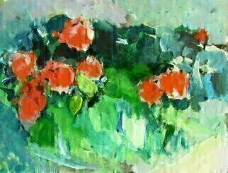 Daniel Clarke, 'Roses', 2007, original Painting Acrylic, 18 x 14  x 1 inches. Artwork description: 10227  Roses is part of the Artist' s California Scenes series of paintings. ...