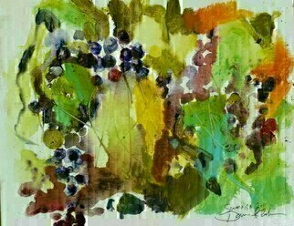Daniel Clarke, 'Sonoma Grapes', 2011, original Painting Acrylic, 20 x 16  x 0.2 inches. Artwork description: 9831      Sonoma Grapes  is part of the Artists California landscape series of painings.        ...